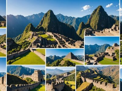 Collage of famous historical landmarks